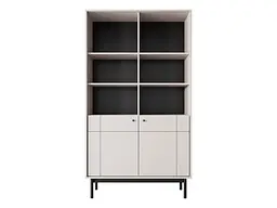 Стелаж Perfect Home Джапанді / Japandi R104 2-дверний Кашемір (PFH-091471) - мініатюра 4