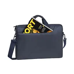 Сумка для ноутбука 15.6" Rivacase Komodo Dark Blue поліестер 400x285x45 мм (8035) - мініатюра 2