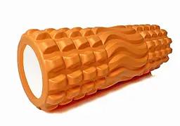 Масажний ролик EasyFit Wavyspines 33 см Помаранчевий