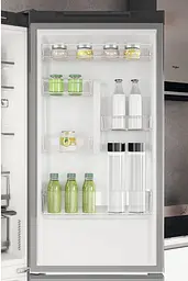 Холодильник Whirlpool 202.7x59.6х67.8 холодильне відділення 263 л морозильне відділення 104 л 2 двері А++ NF дисплей зона нульова нержавіюча сталь (W7X92OOXUA) - мініатюра 5