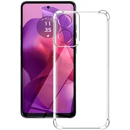 Панель BeCover Anti-Shock для Motorola Moto G04/ E14 Clear (712309) - мініатюра 3