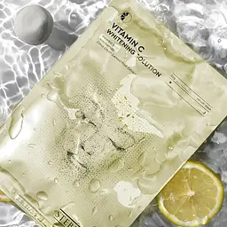Тканинна маска-сироватка для обличчя Steblanc Vitamin C Whitening Solution освітлююча з вітаміном С, 25 г - мініатюра 3