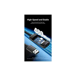 Дата кабель USB 2.0 AM/AF 10.0m Active black Vention (CBKBL) - мініатюра 3
