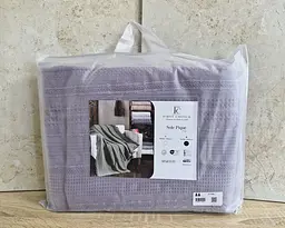 Турецьке вафельне покривало First Choice Sole 220x240 см Lilac - мініатюра 7
