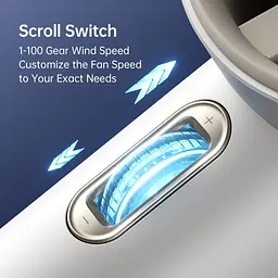 Вентилятор Jisulife Handheld Fan Pro1 White - мініатюра 7