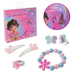Набір дитячої біжутерії та аксесуарів для волосся Fun Jewelry Surprise Box (T096) в асортименті