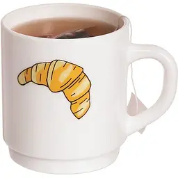Чашка Luminarc Pop Gourmandise Croissant, 290 мл, біла (Q5185) - мініатюра 3