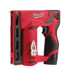 Степлер акумуляторний MILWAUKEE, M12 BST-202X (зарядний пристрій С12 С, 2 акумулятори М12 В2 2Аг, кліпса для ременя, HDкейс) - мініатюра 8
