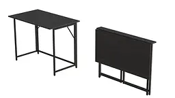 Розкладний стіл Моріс Ferrum-decor 750x1000x600 Чорний метал ДСП Сосна Кембра 16 мм (FRD-104671) - мініатюра 13