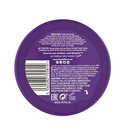 Маска від жовтизни освітленого волосся Bleach Blondes Purple Toning Treatment Mask Lee Stafford 200 мл - мініатюра 3