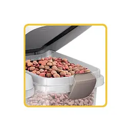 Stefanplast (Стефанпласт) Контейнер для корму 25л (10кг) світло/бежевий білий - мініатюра 4