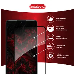 Скло захисне Intaleo Full Glue Xiaomi Poco X4 Pro 5G Black (1283126535246) - мініатюра 3