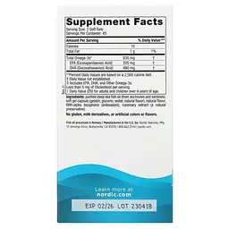 Риб'ячий жир Nordic Naturals DHA 415 мг 90 капсул Полуниця - мініатюра 3