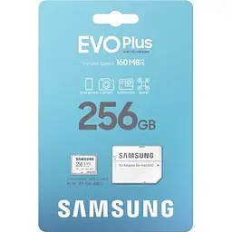 Карта пам'яті Samsung 256GB microSD class 10 UHS-I U3 V30 A2 EVO Plus (MB-MC256SA/EU) - мініатюра 8