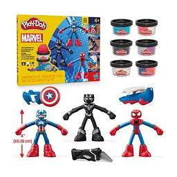 Набір для творчості Hasbro Play-Doh Marvel Пригоди героїв з масою для ліплення (G0333) - мініатюра 3