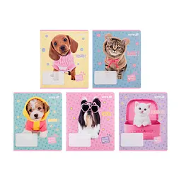 Зошит Kite Studio Pets, 12 аркушів, лінія (SP25-234), в асортименті
