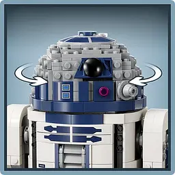 Конструктор LEGO Star Wars R2-D2, 1050 деталей (75379) - мініатюра 6