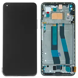Дисплей Xiaomi 11 Lite, 11 Lite 5G, чорний, з рамкою, Original (PRC), #WM6556Z21-1