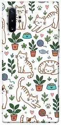 TPU чохол Demsky Cats pattern для Samsung Galaxy Note 10 Plus