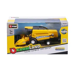 Автомодель - ЗЕРНОЗБИРАЛЬНИЙ КОМБАЙН NEW HOLLAND TC5.90 (зі зерновою жаткою) Bburago 18-31721 - мініатюра 7