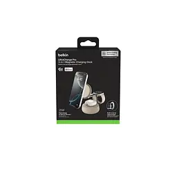 Бездротовий зарядний пристрій 25 Вт Belkin UltraCharge Pro Sand