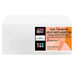 Туба з тонером NEWTONE для OKI B412/B432/B512 аналог 45807120/ME Black (NT-KT-B412-45807120)