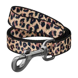 Повідець для собак WAUDOG Nylon "Леопард" L-XXL Ш 25 мм Д 122 см (342-4066)