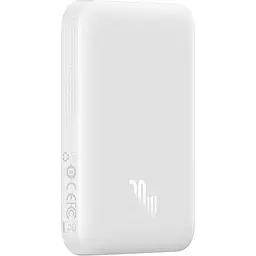 Зовнішній акумулятор Baseus Magnetic Bracket Mini 6000mAh 20W White (P10059002223-00/P10059003222-00) [102129] - мініатюра 3