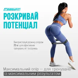 Резинки для фітнесу EasyFit MonoBand набір 3 шт - мініатюра 5