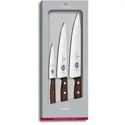 Набір ножів Victorinox Rosewood Carving Set 3 шт (5.1050.3G) - мініатюра 1