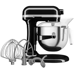 Планетарний міксер KitchenAid Heavy Duty з підйомною чашею 6.6 л чорний (5KSM70JPXEOB) - мініатюра 6