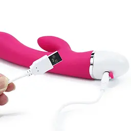 Вібратор-кролик Lovetoy Dreamer 20.5 см рожевий - мініатюра 3