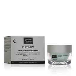 Крем нічний MartiDerm Platinum Gf Vital Age Night, 50 мл - мініатюра 2