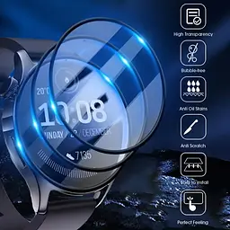 Захисна плівка VSKEY с рамкой для смартгодинника Xiaomi Watch 2 1 шт. - мініатюра 5