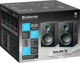 Акустика Defender 2.0 Solar 12BT, 230В Black (65712) - мініатюра 12