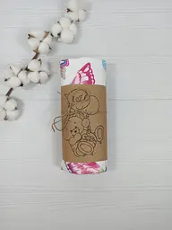 Пелюшка дитяча багаторазова непромокальна a.l.babybox Метелики 80x100 см Різнокольоровий (NV 18137883) - мініатюра 3
