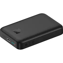 Зовнішній акумулятор Baseus Magnetic Bracket Mini 10000mAh 20W Black (P10059001113-00) [115181] - мініатюра 7