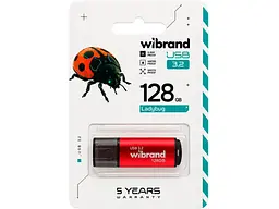 Флешка Wibrand 128 GB Ladybug Red (WI3.2/LB128P10S) - мініатюра 4