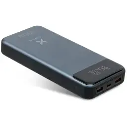 Батарея універсальна Vinga 30000 mAh 100W Display VA Grey (Li-Ion) (VPBB30100)