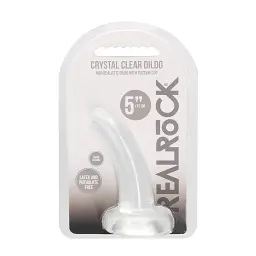 Фалоімітатор Realrock Crystal Clear Dildo 5" 11.5 см прозорий - мініатюра 2