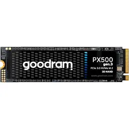 Твердотільний накопичувач SSD 512Gb, Goodram PX500 (Gen.3), PCI-E 3.0 x4, M.2 2280, 3D TLC, 3200/2400 МБ/с (SSDPR-PX500-512-80-G3)