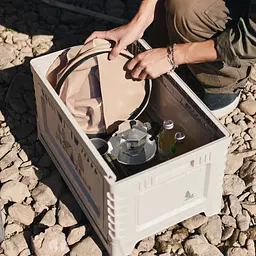 Складане відро для води з ЕВА Naturehike CNK2350CF010, 20 л, бежевий - мініатюра 5