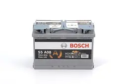 Акумулятор Bosch S5 AGM 70Ah EN 760A (0 092 S5A 080) - мініатюра 1