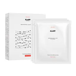 Маска для лица Klapp Triple Action Moisturizing Sheet Mask 20 мл х 3 шт. - мініатюра 2