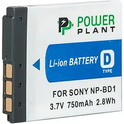 Акумулятор PowerPlant NP-BD1/NP-FD1 для Sony (DV00DV1204) [95263]