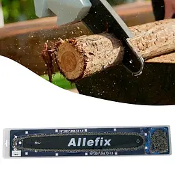 Ланцюг для міні пили Allefix 18" 72 вузлів, шина та ланцюг на електропилу 18",325",058,74-1,5 - мініатюра 2