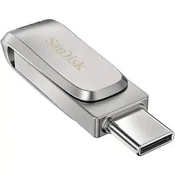 Флеш-накопичувач USB 256Gb Ultra Dual Luxe, Silver, Type-C / USB 3.2 Gen 1, до 400 МБ/с SanDisk teh0029163 - мініатюра 2