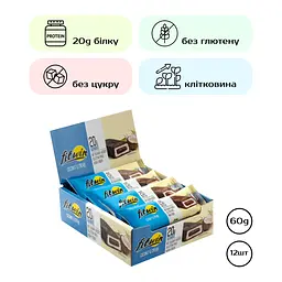 Набір протеїнових батончиків FitWin Coconat Cream 720 г (12 шт. x 60 г) - мініатюра 2