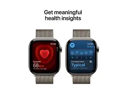 Смарт-годинник Apple Watch Series 11 GPS + Cellular 42mm Natural Tit. Case w. Natural Milanese Loop (MF8P4) - мініатюра 6