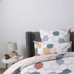 Постільна білизна євро ТЕП Happy Sleep Барвисті стільники 2-03796-28993 200х215 см - мініатюра 6